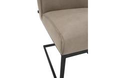 Goossens excellent eetkamerstoel tom bruin leer - 8180200-03-zwartepoot