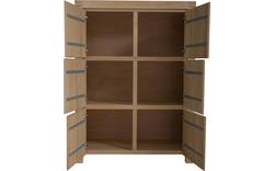 Goossens opbergkast clear blank eiken - 8180269-01