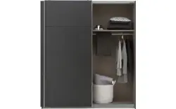 Goossens basic kledingkast miami grijs hoogwaardig meubelplaat - 8180319-A-07
