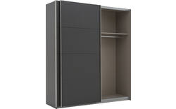 Goossens basic kledingkast miami grijs hoogwaardig meubelplaat - 8180319-A-06