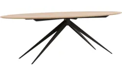 Goossens excellent eettafel uniek blank eiken - 8180337-06