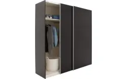 Goossens kledingkast sydney zwart hoogwaardig meubelplaat - 8180435-05