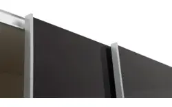 Goossens kledingkast sydney zwart hoogwaardig meubelplaat - 8180435-05