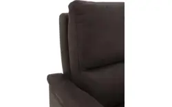 Goossens fauteuil pim bruin micro leer - 8180569-01