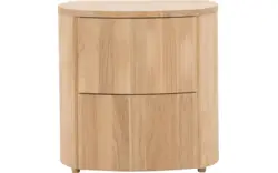 Goossens excellent nachtkastje donna onbewerkt eiken - 8180703-02