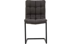 Goossens eetkamerstoel steven grijs microvezel - 8180731-02