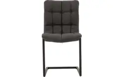 Goossens eetkamerstoel steven grijs microvezel - 8180731-02
