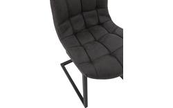 Goossens eetkamerstoel steven grijs microvezel - 8180731-02