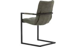 Goossens eetkamerstoel steven groen microvezel - 8180732-03