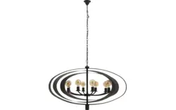 Goossens excellent hanglamp dauphine zwart metaal - 8180883-13