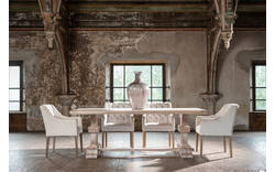 Goossens eetkamerstoel pearl wit stof - 8180951-eettafel_Britain-07