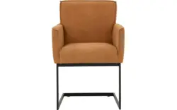 Goossens excellent eetkamerstoel tom bruin leer - 8180984-03