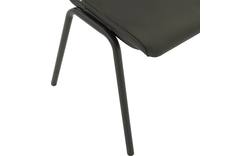 Goossens eetkamerstoel chaplin groen leer - 8181082-02