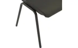 Goossens eetkamerstoel chaplin groen leer - 8181082-02