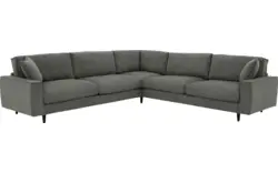 Goossens hoekbank jonas grijs stof - 8181093-1456-10