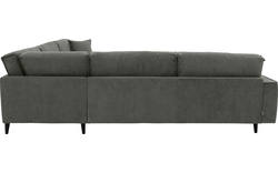 Goossens hoekbank jonas grijs stof - 8181093-1456-10