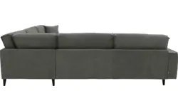 Goossens hoekbank jonas grijs stof - 8181093-1456-10