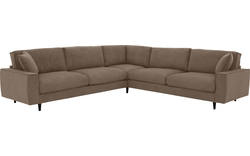 Goossens hoekbank jonas grijs stof - 8181093-1458-10