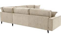 Goossens hoekbank jonas beige stof - 8181093-1459-10