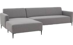 Goossens hoekbank key west grijs stof - 8181098-01