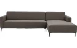 Goossens loungebank key west bruin stof - 8181098-370-01-gespiegeld