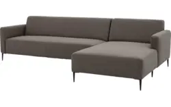 Goossens loungebank key west bruin stof - 8181098-370-01-gespiegeld