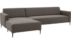Goossens loungebank key west bruin stof - 8181098-370-02