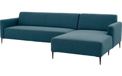 Goossens loungebank key west blauw stof - 8181098-56-02-gespiegeld