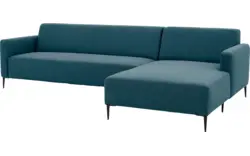 Goossens loungebank key west blauw stof - 8181098-56-01-gespiegeld