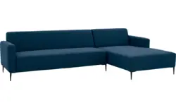 Goossens loungebank key west blauw stof - 8181098-56-01-gespiegeld