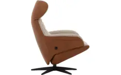 Goossens excellent relaxstoel avec bruin leer - 8181130-02