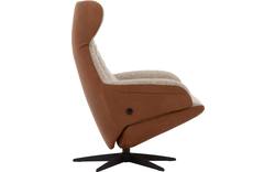 Goossens excellent relaxstoel avec bruin leer - 8181130-02