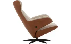 Goossens excellent relaxstoel avec bruin leer - 8181130-02