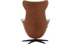 Goossens excellent relaxstoel avec bruin leer - 8181130-02