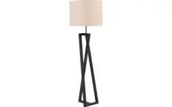 Goossens excellent vloerlamp marina zwart metaal - 8181135-01