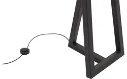 Goossens excellent vloerlamp marina zwart metaal - 8181135-01