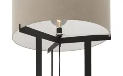 Goossens excellent vloerlamp morris zwart metaal - 8181137-01