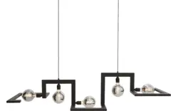 Goossens hanglamp anouk zwart metaal - 8181138-04