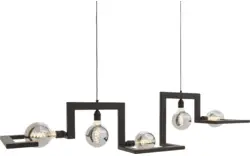 Goossens hanglamp anouk zwart metaal - 8181138-04