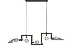 Goossens hanglamp anouk zwart metaal - 8181138-04