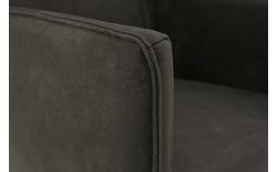 Goossens excellent eetkamerstoel leogang zwart leer - 8181151-02