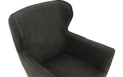Goossens excellent eetkamerstoel leogang zwart leer - 8181151-02