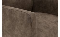 Goossens eetkamerstoel alex bruin microvezel - 8181157-02