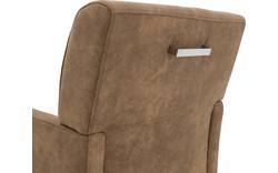 Goossens eetkamerstoel alex bruin microvezel - 8181158-02