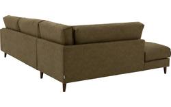 Goossens hoekbank jonas groen micro leer - 8181162-01