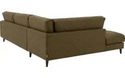 Goossens hoekbank jonas groen micro leer - 8181162-01
