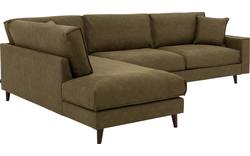 Goossens hoekbank jonas groen micro leer - 8181162-01