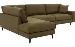 Goossens hoekbank jonas groen micro leer - 8181162-01