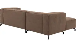Goossens loungebank calvin bruin micro leer - 8181170-627-01-gespiegeld