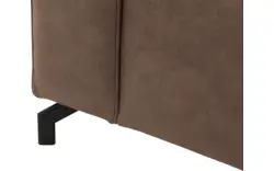 Goossens loungebank calvin bruin micro leer - 8181170-627-01